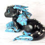 Black and Silver Turquoise Dragon