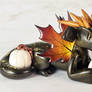 Dark Brown Maple Leaf Dragon