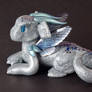 Silver Glitter Fairy Dragon