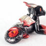 Black, Silver and Red Chrome Dragon