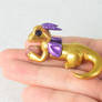 Mini Metallic Gold Dragon