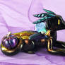 Black Color-shift Pumpkin Dragon
