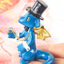 Bright Teal Dapper Dragon