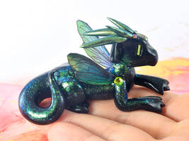 Black and Green Fairy Dragon