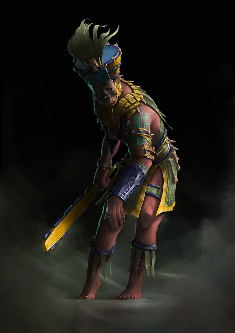 Aztec Shinigami Aztec Warrior by Ashot94 on DeviantArt
