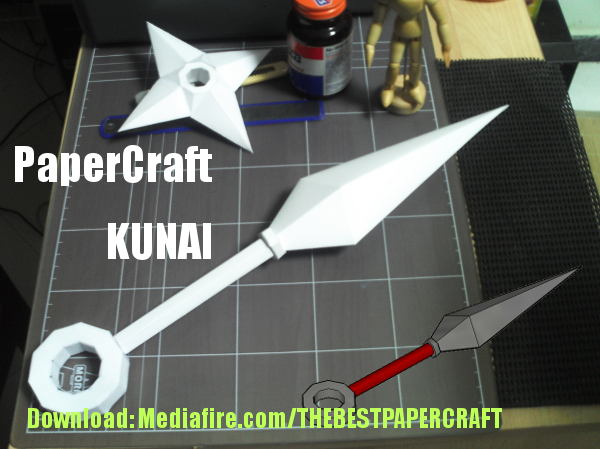 Papercraft Kunai