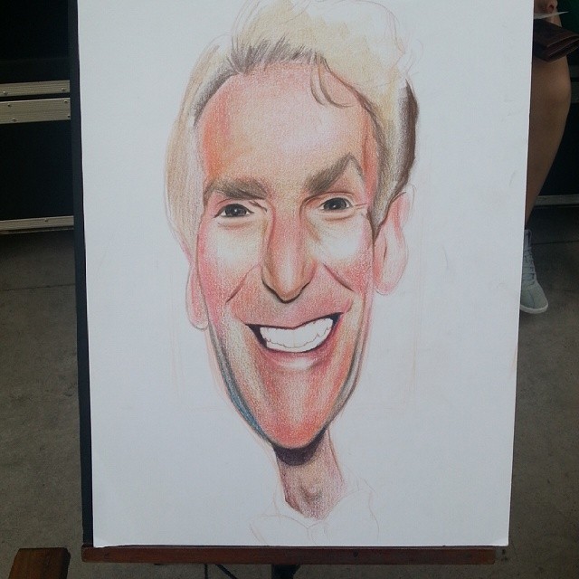 WIP Bill Nye the Science Guy (caricature)