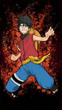 Monkey D. Luffy in Naruto