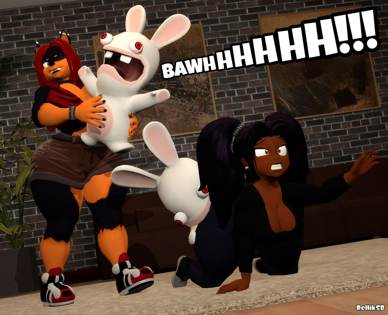 Rabbids Vs Rabbits Deviantart Rabbid Chaos by RellikSB on DeviantArt