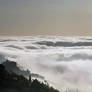 Balestrino above clouds
