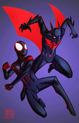 Batman Beyond X Ultimate Spider-Man