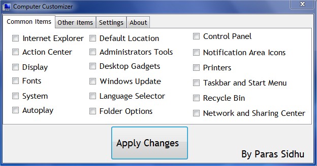 Computer Customizer