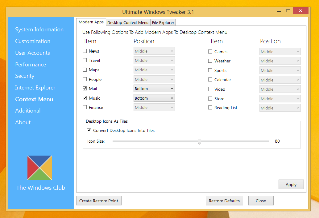 Ultimate Windows Tweaker 3.1 by parassidhu on DeviantArt