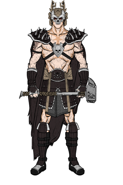 Shao Kahn UNmasked by ShaoKahnsSlaveLilith on DeviantArt