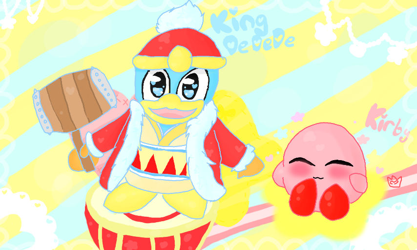 Dedededede ~King Dedede and Kirby~ by cuteprincesspiplup on DeviantArt