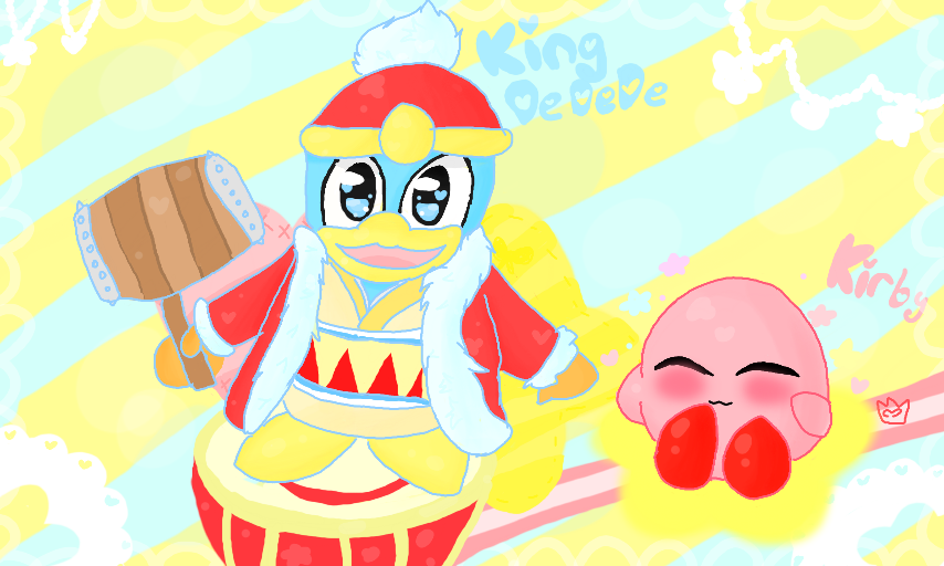 Dedededede ~King Dedede and Kirby~ by cuteprincesspiplup on DeviantArt