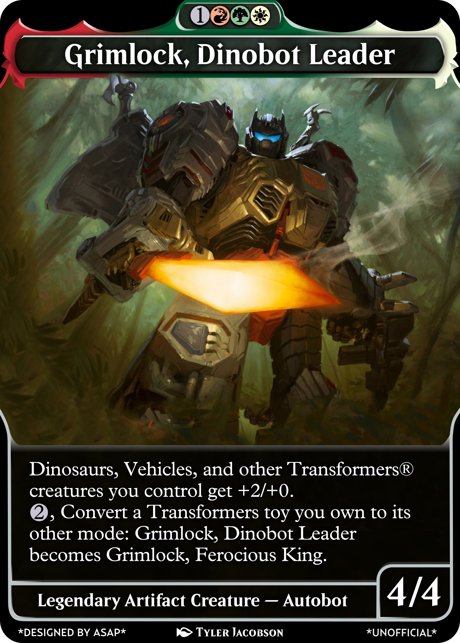 Grimlock, Dinobot Leader by ASAPproxies on DeviantArt