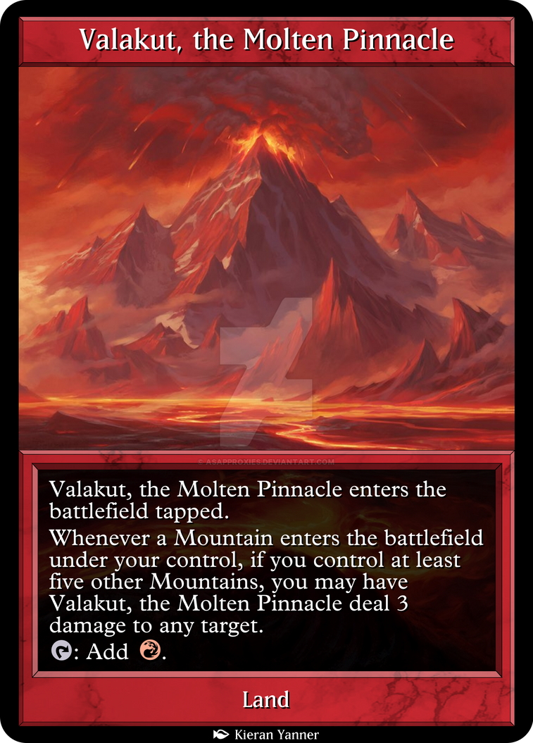 Valakut, the Molten Pinnacle by ASAPproxies on DeviantArt