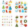 23 Christmas Free Vector Icon sets
