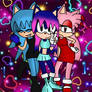 Risa me and Ocean Rosa me and Rose Dark me my art