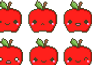 kawaii apple emoticons