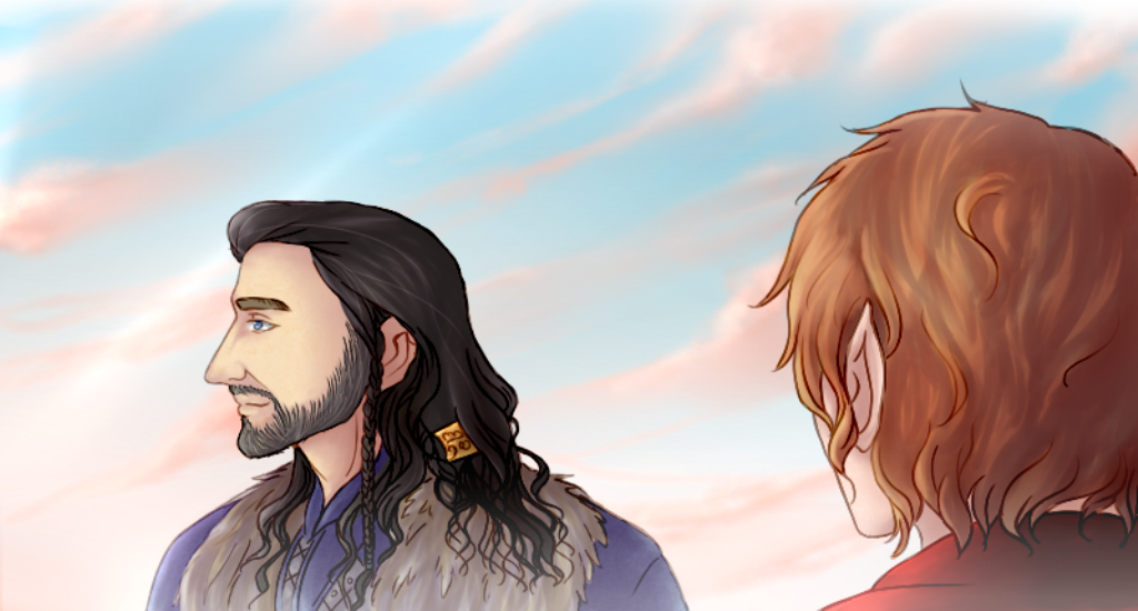 Thorin and Bilbo_Sunrise_Collab Eph San_Arisu95