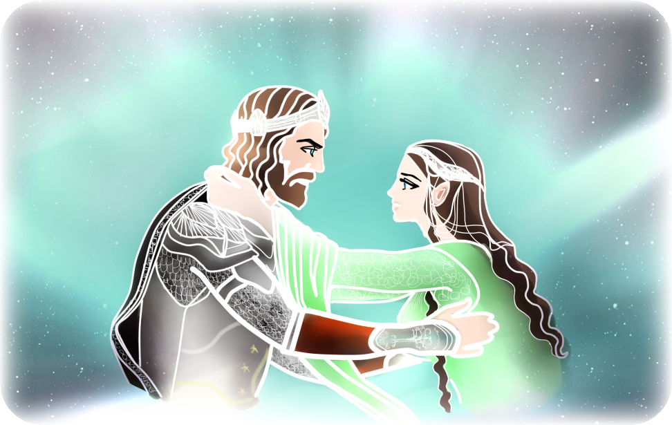 Aragorn and Arwen (Greek Mythology Style)