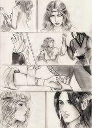 Haleth and Caranthir comic_Heal my wounds