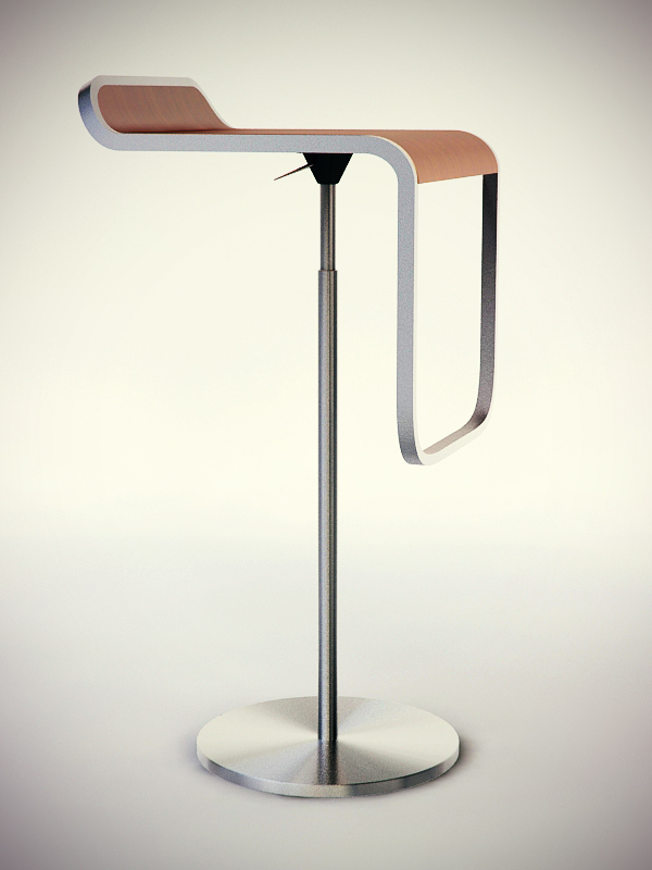 LEM Piston Stool - Wood Seat