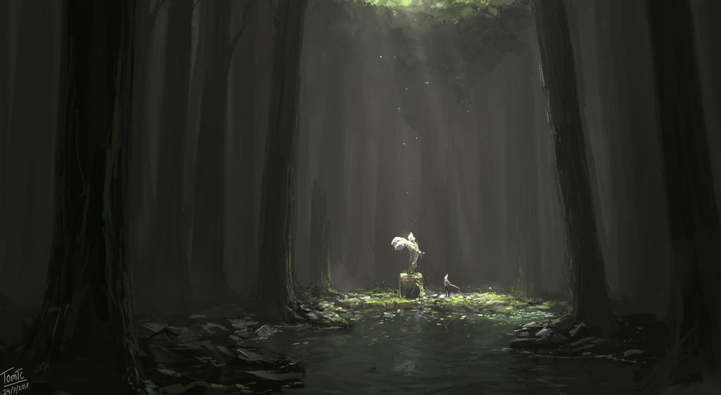 The Broken Statue by TomTC