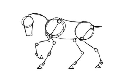 [TEST ANIMATION] - Cantering Horse