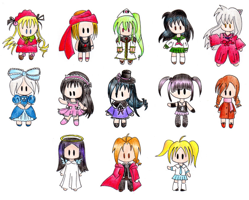 Random Chibi Random Chibis - Coloured by Feyon on DeviantArt