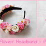 Flower Headband - Pretty in Pink