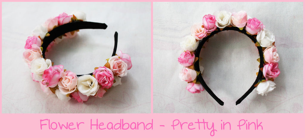 Flower Headband - Pretty in Pink