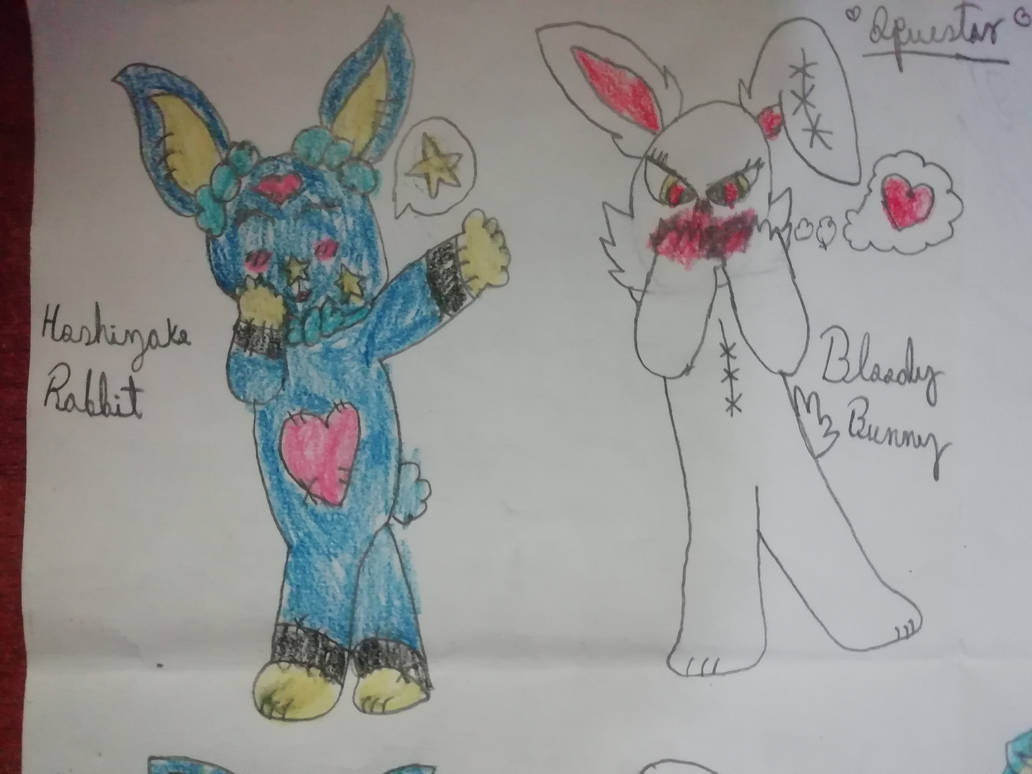 Bloody bunny x Hoshizake Rabbit (Kirara) by BakemonoMomoiro on DeviantArt