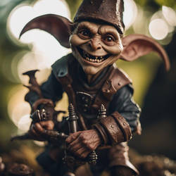 Happy goblin