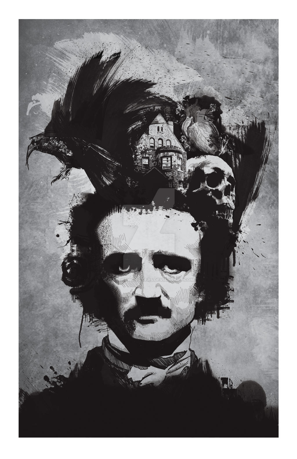 Edgar Allen Poe Print - Matthew Childers