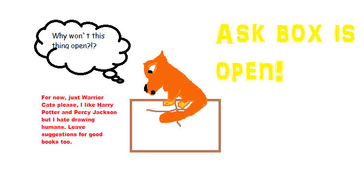 Ask Box : Now Open! by SassyCat339 on DeviantArt