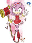 Amy Rose Rouk Adult Amy Rose - Rock n' roll by sensum on DeviantArt