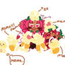 Uh oh...now Hollyberry Cookie's being surrounded~!