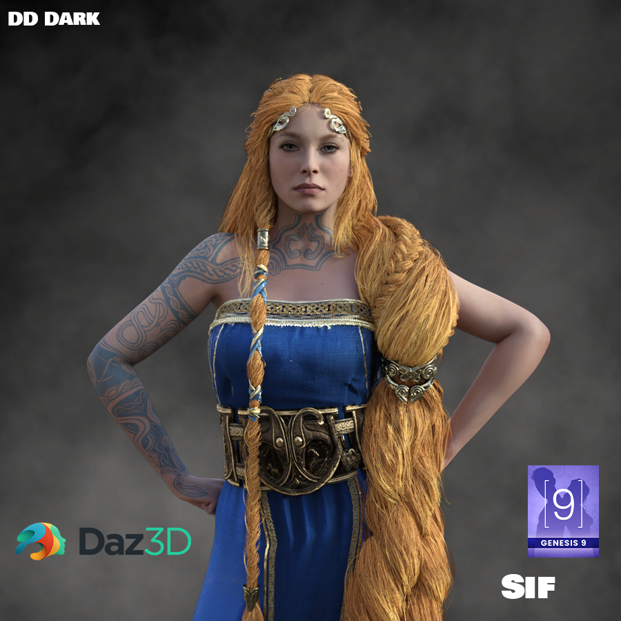 Sif God of War Ragnarok 3d model by HitmanHimself on DeviantArt