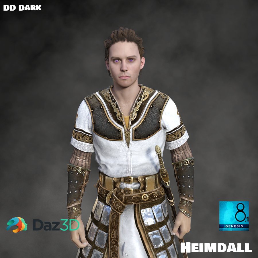 Heimdall (God of War: Ragnarok) G8M Daz Head Morph – Render-State