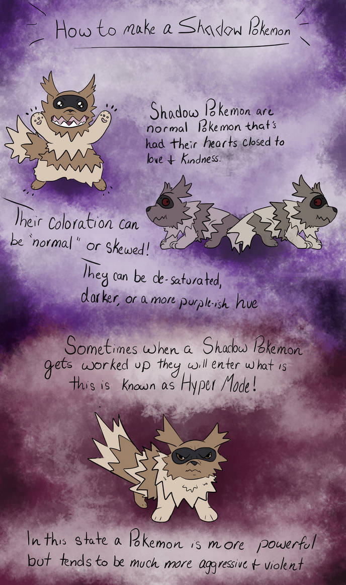 Fakemon Shadow Shadow Pokemon Creation Guide (PRS) by NinjaUnicorn252 on DeviantArt