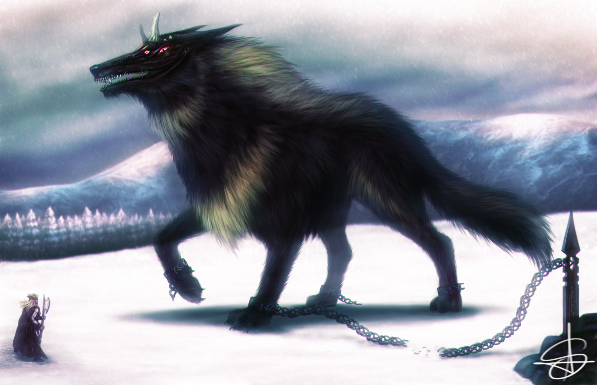 Fenrir by satsume-shi on DeviantArt