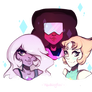 Garnet, Amethyst and Pearl