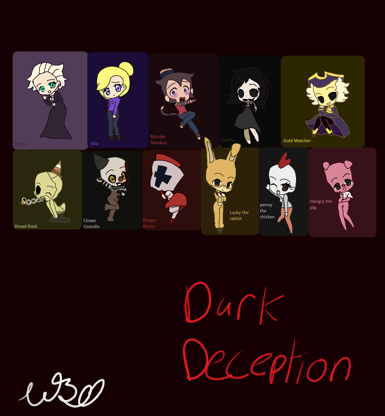 Chibi Dark Deception By Bluegamerheart On Deviantart - deviantart roblox dark deception dread ducky Chibi Dark Deception By Bluegamerheart On Deviantart - roblox dark deception dread ducky