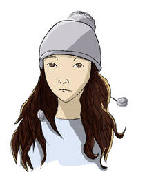 Girl with cap