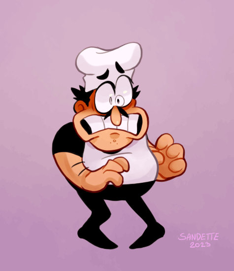 Pizza Tower: Peppino Animation by Sandette on DeviantArt