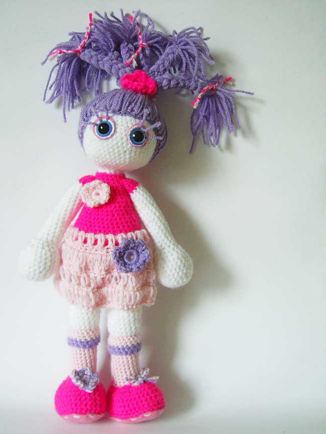 Flora, spring art doll