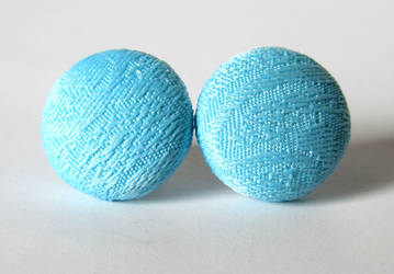 Light blue earrings by KooKooCraft